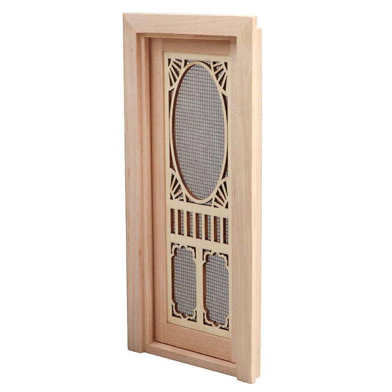 1:12 Dollhouse Hollow Out Yarn Door Accessory
