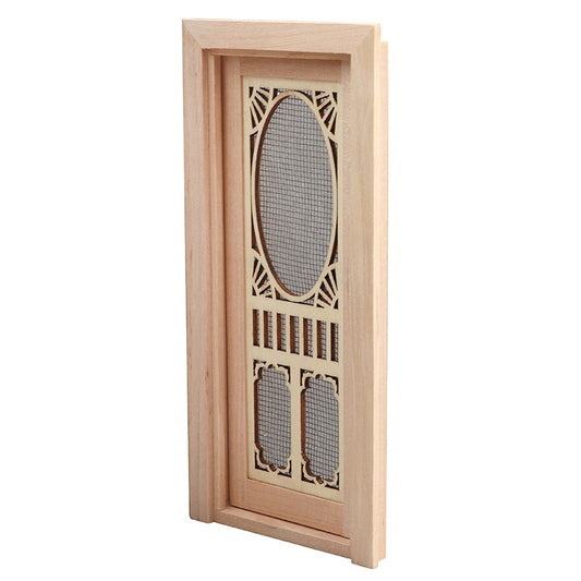 1:12 Dollhouse Hollow Out Yarn Door Accessory