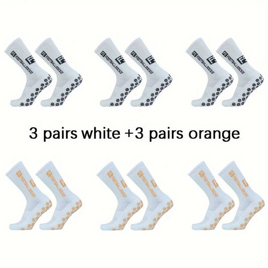 6 Pairs Non Slip Football Socks Soccer Socks