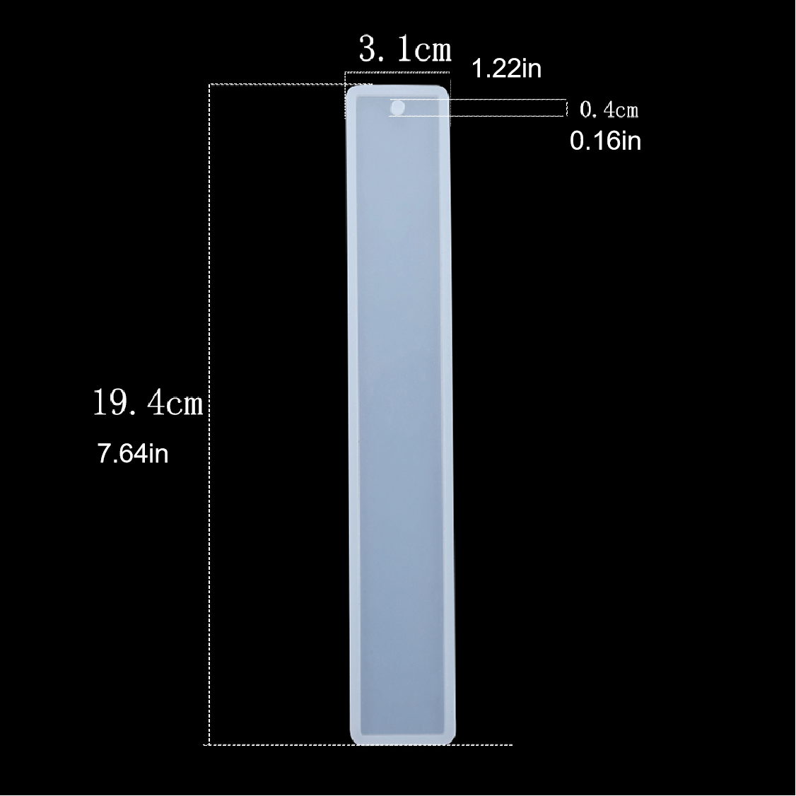 Silicone Fish Tail Bookmark Mold for Epoxy Resin Craft