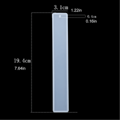 Silicone Fish Tail Bookmark Mold for Epoxy Resin Craft