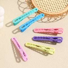 Sweet Hair Clip For Women Solid Hair Clip Nonslip Duck Billed Clip