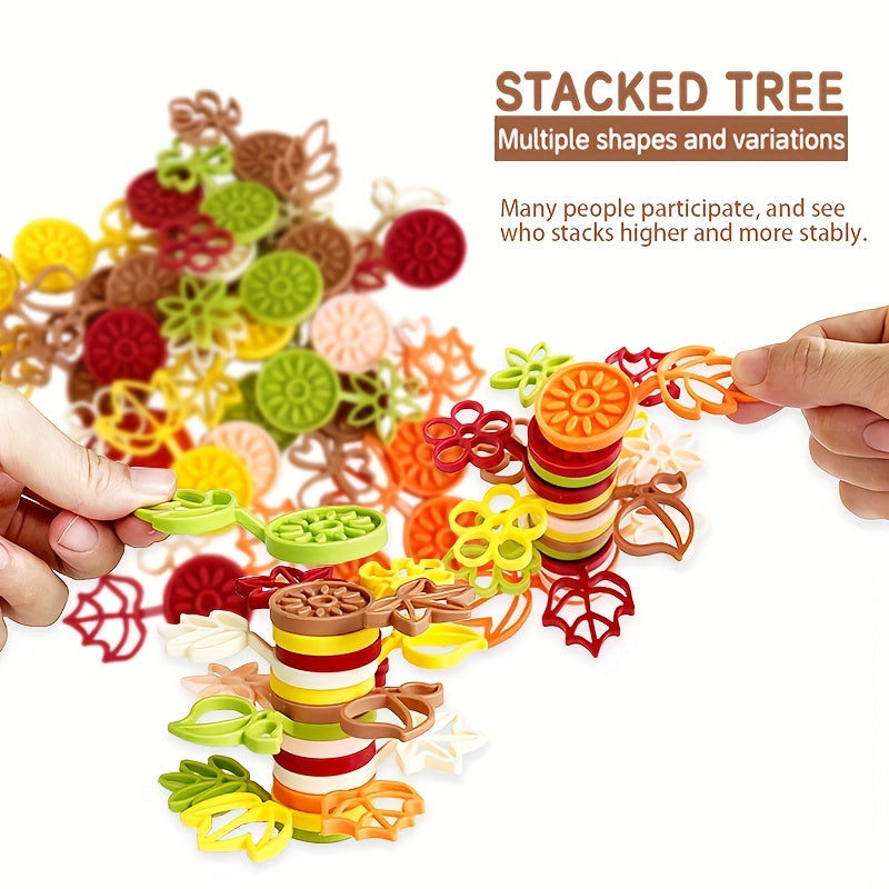 Stack & Solve Tree Toy Building Blocks