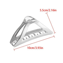 Alloy Triangular Hair Claw Clip Strong Hold Grip Hair Jaw Clip