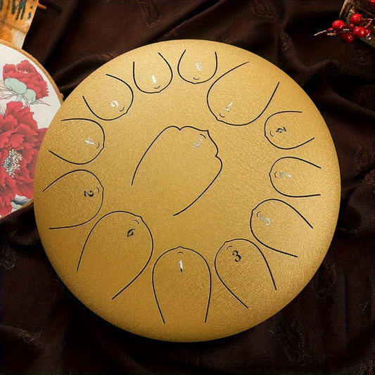 Hluru Empty Drum 13 Tone 30 48 Cm Steel Tongue Drum Carbon Steel