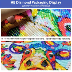 Velvet Cloth AB Artificial Square Diamond Painting