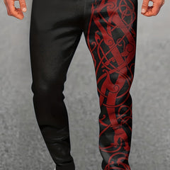 Men's Totem Graphic Sweatpants Casual Joggers Outdoor