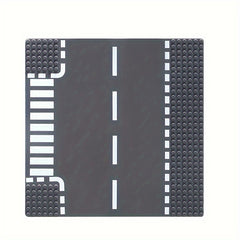 10x10 Road Base Plate Toy Accessory Straight Curved T Junction Roads