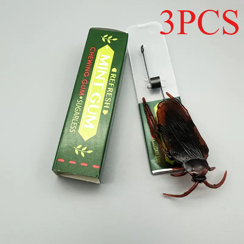 3pcs Roosterroach Prank Gum Mint Novelty Toy Hidden Surprises