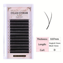 YY Shape Eyelash Extension Double Tip Lashes Natural Easy Grafting Volume Lash