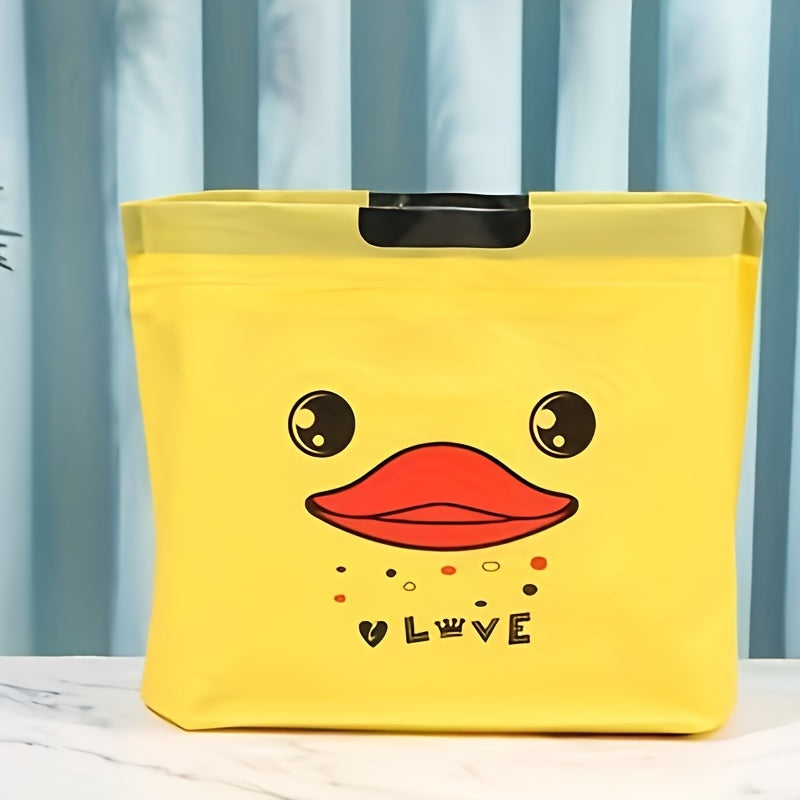 5pcs Cute Duck Xmas Gift Bag Cartoon Clothing Shopping Holiday G