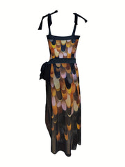 Two Piece Swimsuit Tummy Control With Cover Up Skirt Women's Swimwear