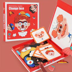 Magnetic Puzzle Game Face Changing Magic Toy for Kids