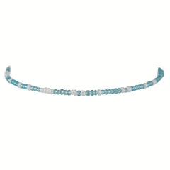 5 Pcs Ocean Style Wax Thread Anklet Set Rope Rice Beads Ankle Bracelet