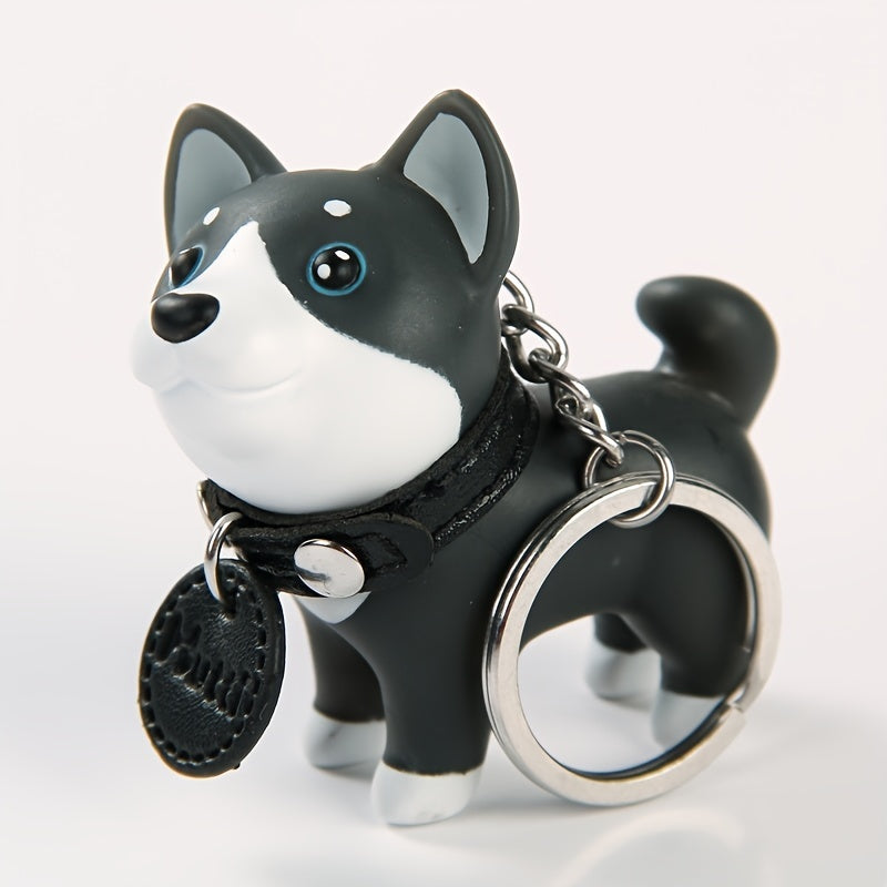 Cute Dog Key Chain Keyring for Men and Women