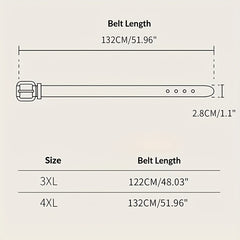  Cow Pattern PU Belt Western Carved Buckle Belts Punk Waistband