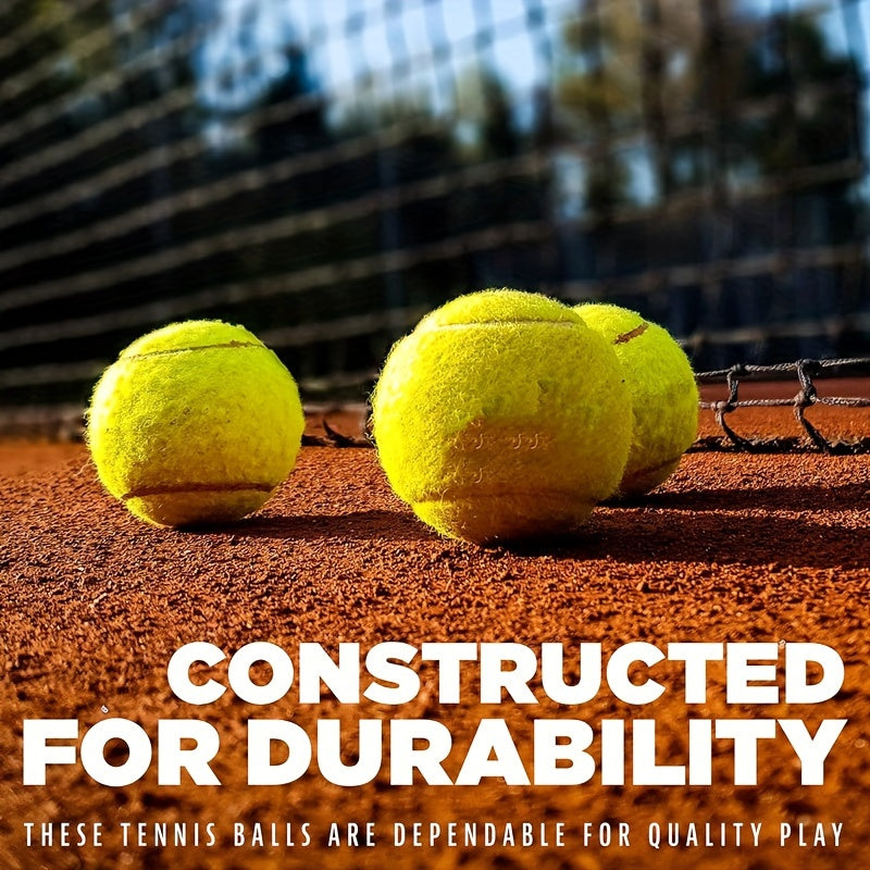 3pcs Low-Pressure Tennis Balls for Training Practice