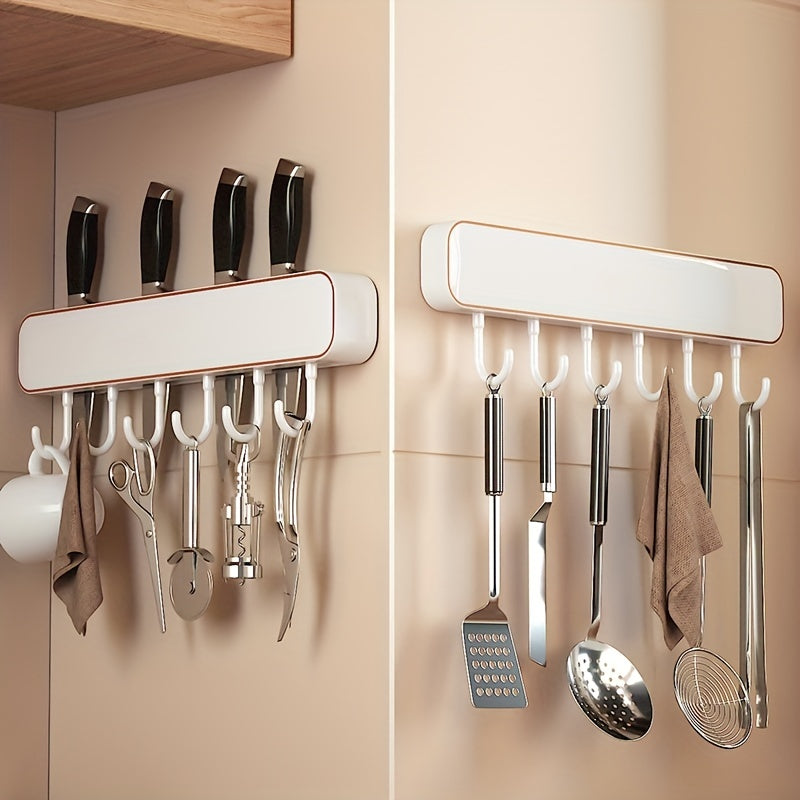 Wall mounted Utensils Rack Holder Hook Storage Rack Kitchen Accessories