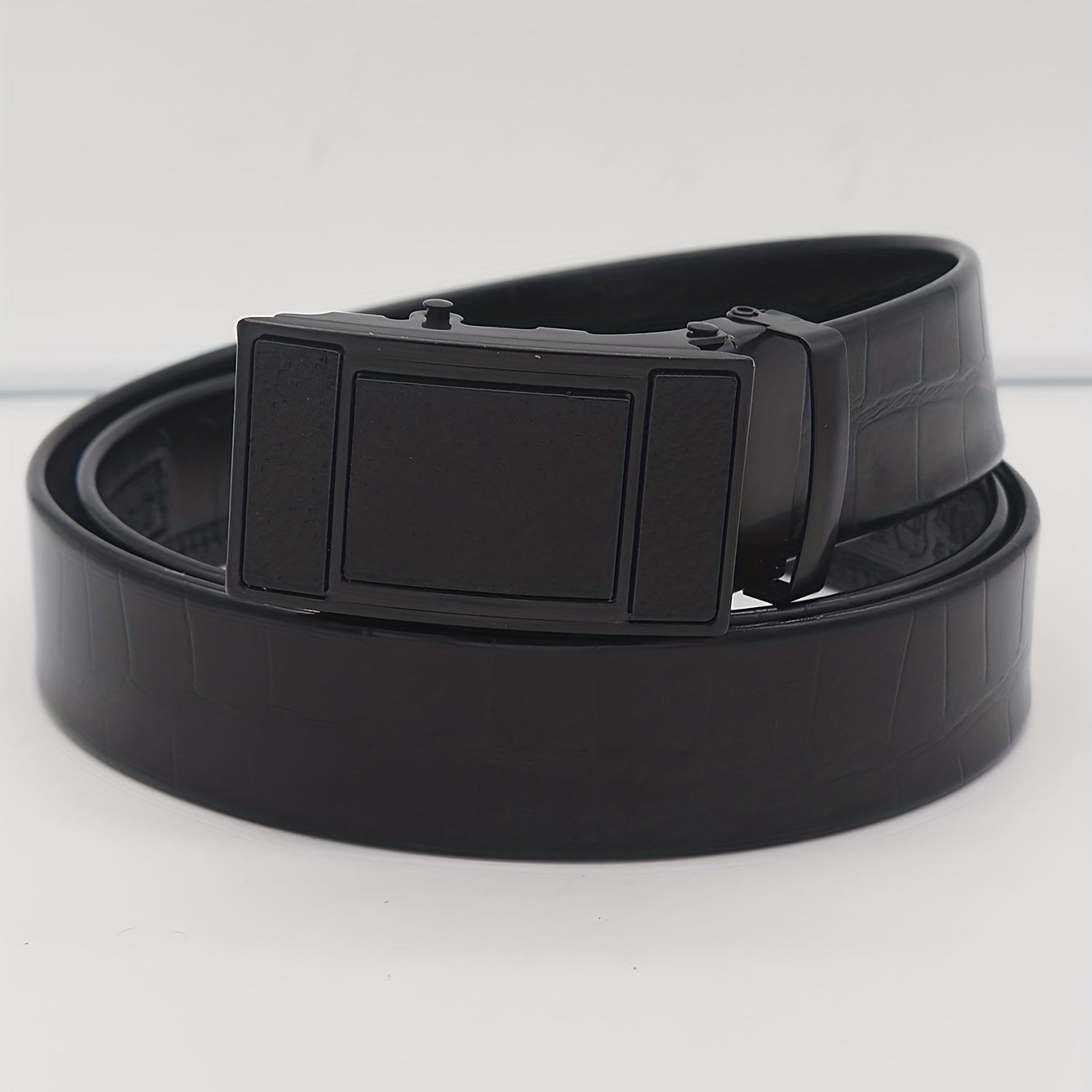 Men's Leather Business Casual PU Automatic Belt