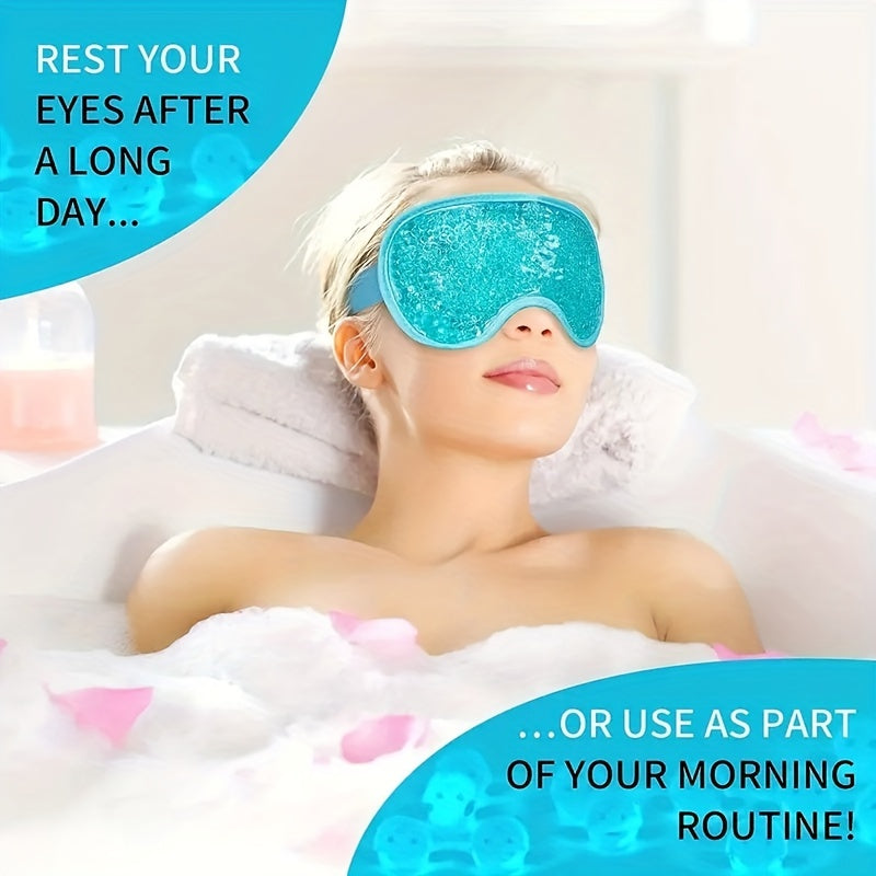 Reusable Gel Eye Mask For Puffy Eyes Dark Circles Headaches Migraine Relief