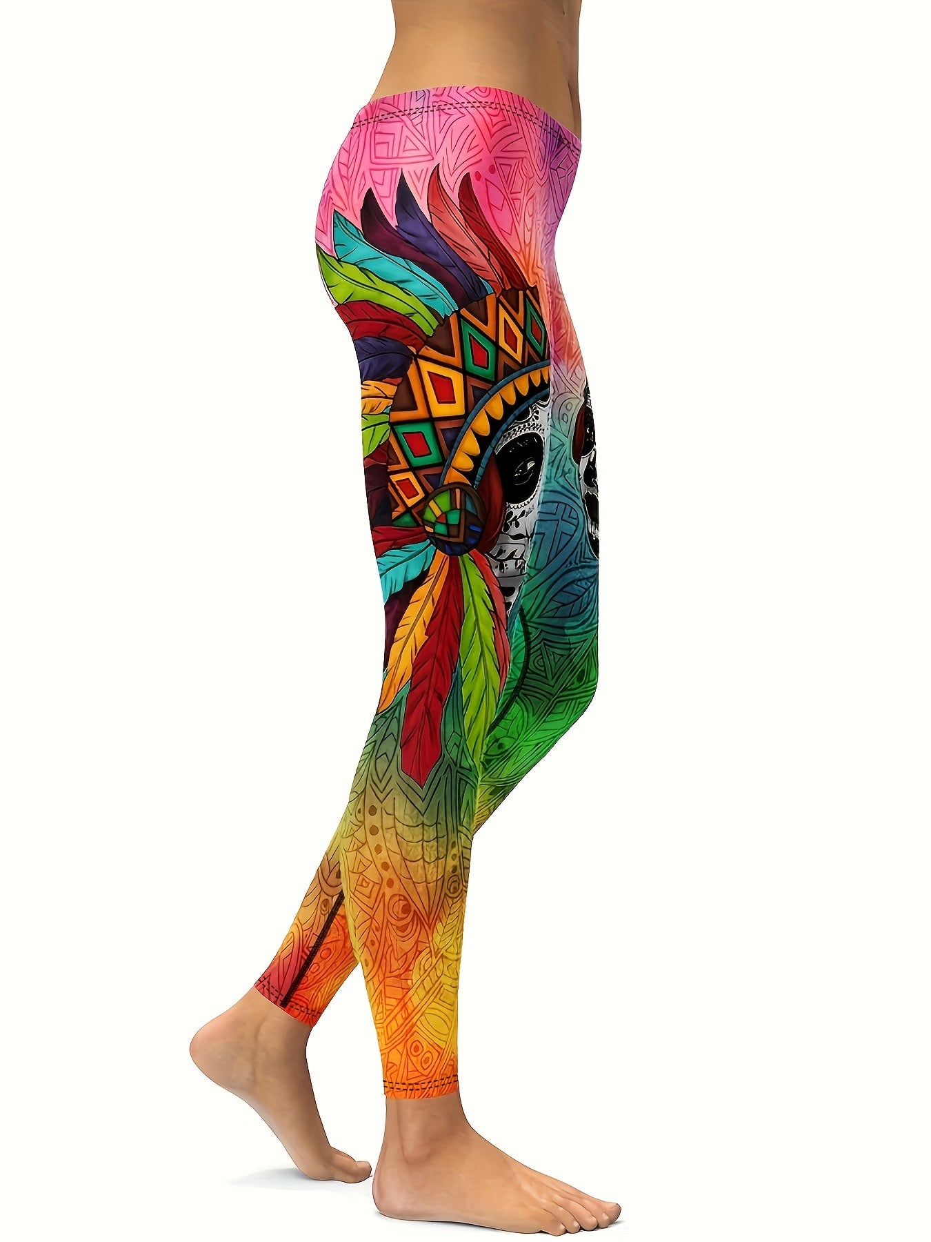 Women's Printed Leggings for Yoga & Fitness