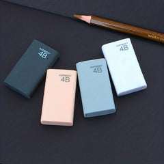 4pcs 4B Pencil Eraser Student Stationery Gift