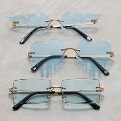 3 Pairs Men's Sunglasses, Street Photography & Party Beach Friends Shades