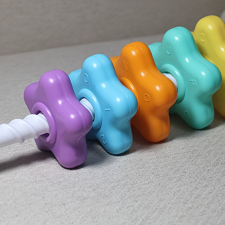 Colorful Rotating Tower Toy for Early Education