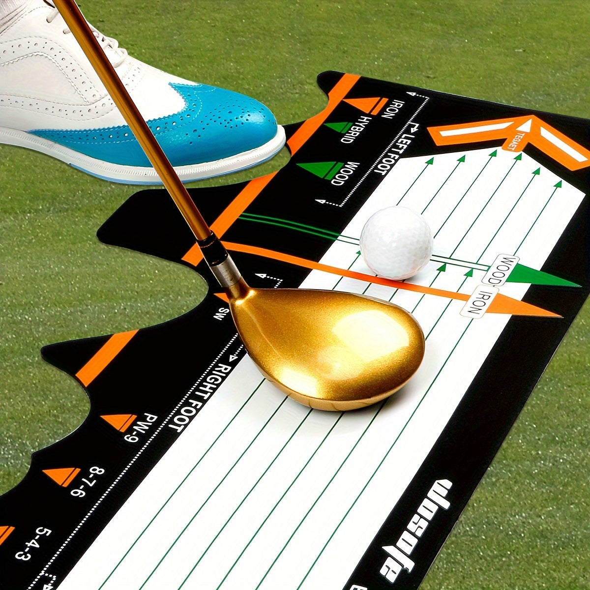 Golf Putter Practice Device for Beginner Correct Posture Training Aid Stick