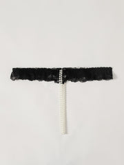 Sheer Novelty Lingerie Panties Teddy Faux Pearls Sexy