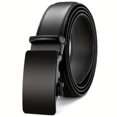 YOORAN Men's Ratchet Adjustable Leather Belt For Jeans
