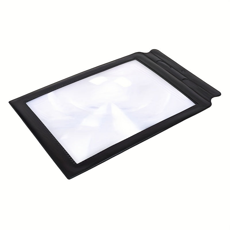 Portable 3X A4 Paper Size Magnifying Glass - Ideal Gift for Parents