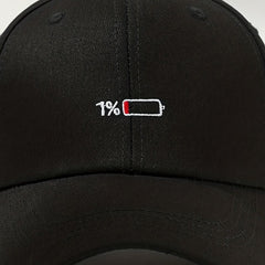 1pc Personalized Embroidered One Percent Baseball Cap
