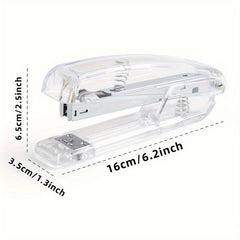 Transparent Desktop Manual Stapler for School Office Home