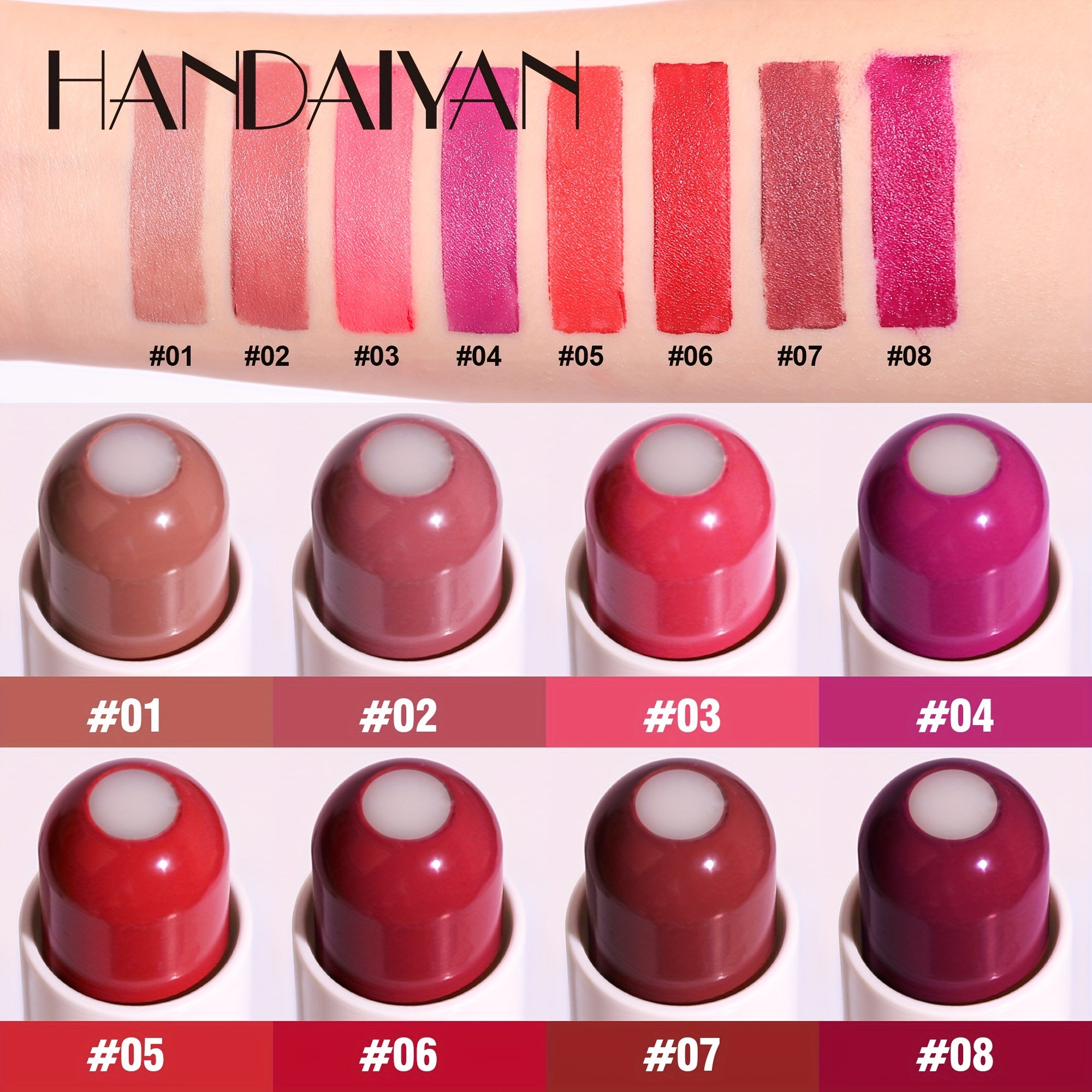 Sandwich Lipstick Matte Moisturizing Nourishing 8 Colors