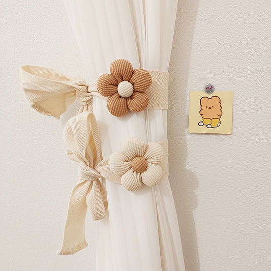 Lovely Flower Children's Room Curtain Binding Decoration