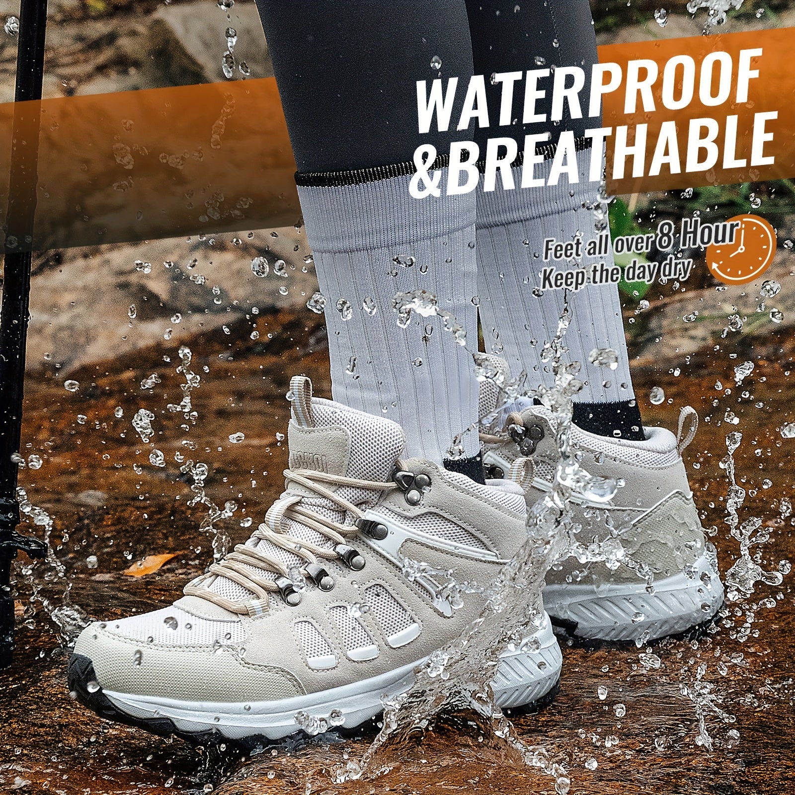 Lightweight Hiking Shoes Non slip Breathable Outdoor Trail Running Shoes