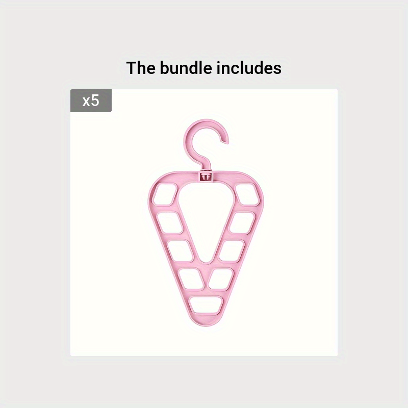 Closet Organizer Clothes Hangers With 9 Holes Space Saving for Wardrobe