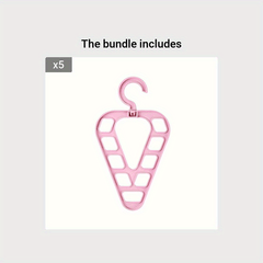 Closet Organizer Clothes Hangers With 9 Holes Space Saving for Wardrobe