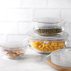 6pcs Silicone Fresh keeping Cover Kitchen Storage Food Preservation