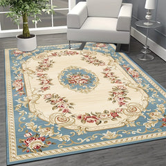 Vintage Floral Area Rug Stain Resistant Washable Anti Fatigue Water Absorbent