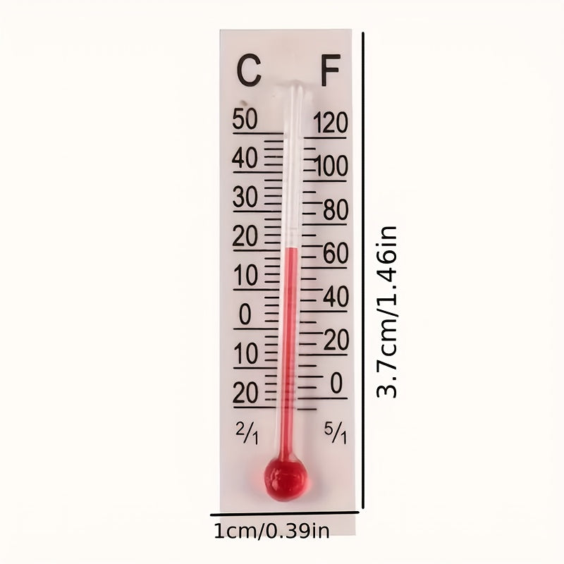 Dollhouse Thermometer 1:12 Scale Realistic Temperature Gauge with Star Boots