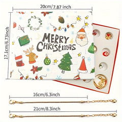 24Pcs Christmas DIY Bracelet Beads Advent Calendar