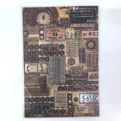 A5 Retro Pattern Paper DIY Photo Album Scrapbook Journal Material