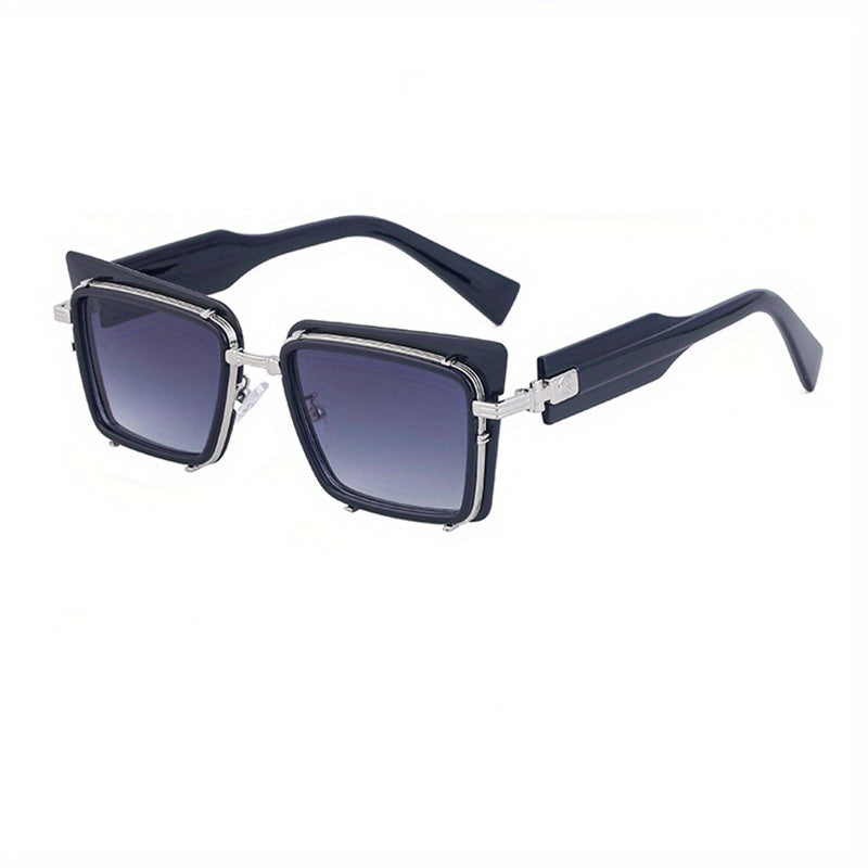 Men's Anti-UV Sunglasses High-End Leopard Print Casual Glasses
