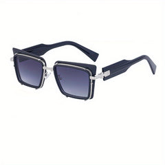 Men's Anti-UV Sunglasses High-End Leopard Print Casual Glasses