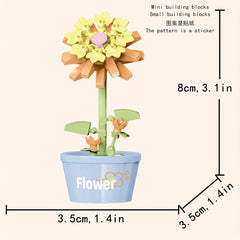 Mini Eternal Flower Building Blocks Toys
