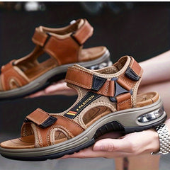 Men's Open Toe Sandals Durable Non Slip Outdoor Hiking Trekking Sandals
