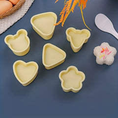 Japanese Onigiri Mold Set - Sushi Makers for Bento Box