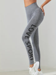 Solid Yoga Seamless Leggings High Waist Tight Pants